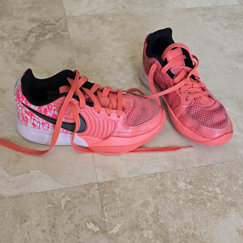 Nike Black and Pink Sneakers